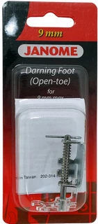 Janome 9mm Open Toe Darning Foot (202314002)