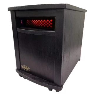 Original SUNHEAT Amish Hand Crafted Infrared Heater - Prairie Night Oak