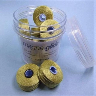 Prewound Bobbin 10pc Cleopatra (Medium Gold)