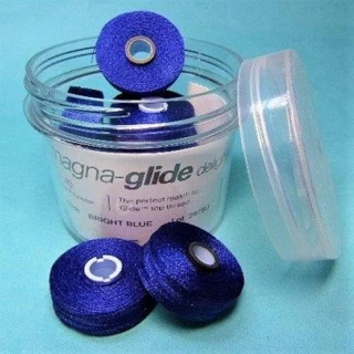 Prewound Bobbin 10pc Bright Blue