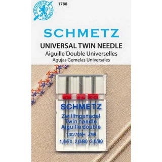 Schmetz Twin Asst sz70/80/90