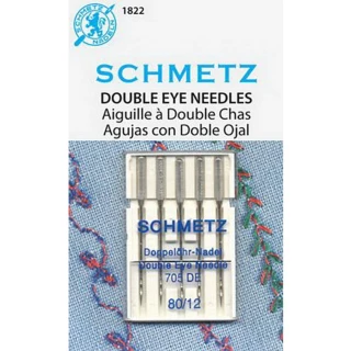 Schmetz Double Eye 5Pack sz12/80