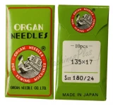 Organ Industrial Needles DBx17, 135X17 #24 10pk.