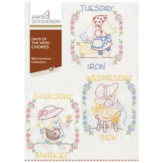 Anita Goodesign Days of the Week Chores Mini Collection (35 Designs)