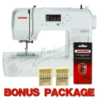 Janome DC1050 Computerized Sewing Machine w/FREE BONUS