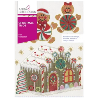 Anita Goodesign Christmas Trios 203AGHD