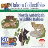 Dakota CollectiblesNorth American Wildlife Babies Embroidery Designs - 970347