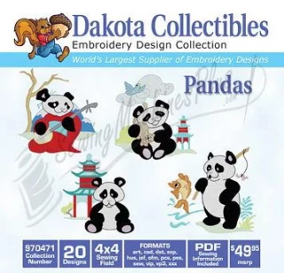 Dakota Collectibles Cute Pandas 970471