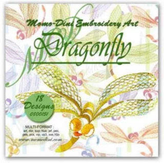 Momo-Dini Embroidery Designs - Dragonfly 1 (0800151)