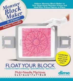 Dime Monster Block Maker - Multi-Needle Compatibility