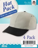 Dime Hat Pack Khaki With Black Visor