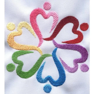 DIME Rainbow Hearts Design Thread Kit Bundle (On The House Program - Week 5)