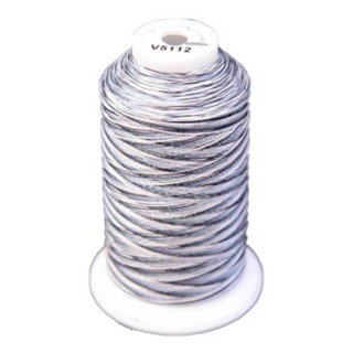 Exquisite Medley Variegated Thread - 112 Salt N Pepper