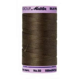 Silk Finish Cotton 50wt 500m 5ct OLIVE BOX05