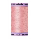 Silk Finish Cotton 50wt 500m 5ct TEA ROSE BOX05