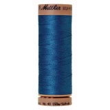 Silk Finish Cotton 40wt 150m 5ct MEDITERRANIANBLUE BOX05