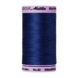 Silk Finish Cotton 50wt 500m 5ct ROYAL BLUE BOX05