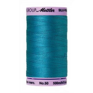 Silk Finish Cotton 50wt 500m 5ct CARIBBEAN BLUE BOX05