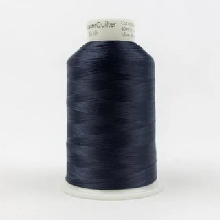 49 - Master Quilte, 3000yd, Blue Brown