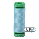 Cotton Mako 40wt 150m Box of 10 LIGHT GRAY TURQUOISE