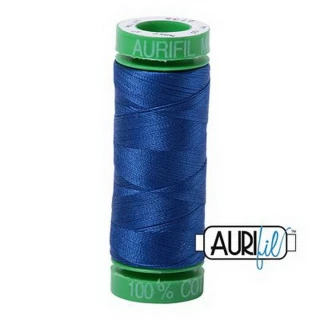 Cotton Mako 40wt 150m Box of 10 MEDIUM BLUE