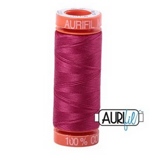 Cotton Mako 50wt 200m Box of 10 RED PLUM