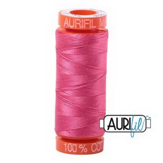 Aurifil Cotton Mako 50wt 200m Pack of 10 BLOSSOM PINK