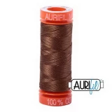 Aurifil Cotton Mako 50wt 200m Pack of 10 DARK ANTIQUE GOLD