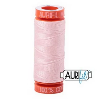 Aurifil Cotton Mako 50wt 200m Pack of 10 FAIRY FLOSS