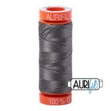 Aurifil Cotton Mako 50wt 200m Pack of 10 GRAY SMOKE