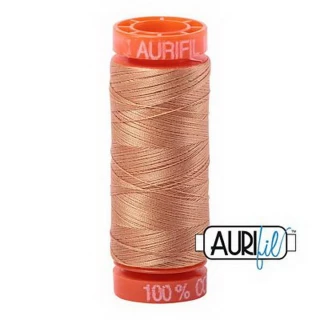 Aurifil Cotton Mako 50wt 200m Pack of 10 LIGHT TOAST