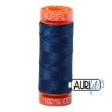 Aurifil Cotton Mako 50wt 200m Pack of 10 MEDIUM DELFT BLUE