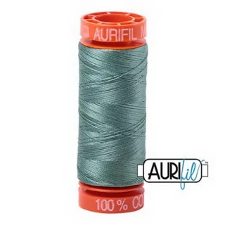 Aurifil Cotton Mako 50wt 200m Pack of 10 MEDIUM JUNIPER