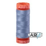 Aurifil Cotton Mako 50wt 200m Pack of 10 SLATE