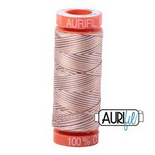 Aurifil Cotton Mako Vari 50wt 200m Pack of 10 BISCOTTI