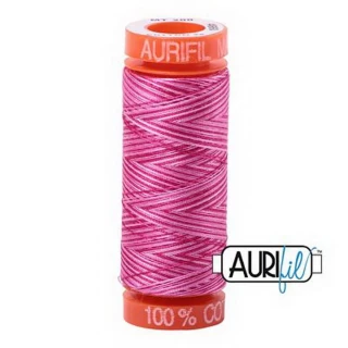 Aurifil Cotton Mako Vari 50wt 200m Pack of 10 PINK TAFFY