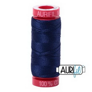 Aurifil Mako 12wt 55yd Dark Navy