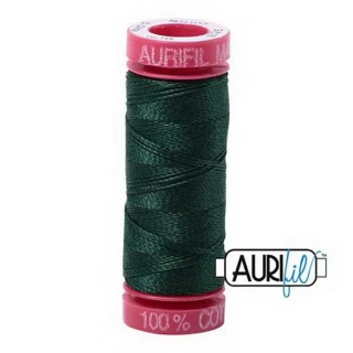 Aurifil Mako 12wt 55yd Forest Green