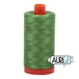 Aurifil Cotton Mako Thread 50wt 1300m 6ct GRASS GREEN