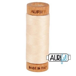 Aurifil Cotton Mako Thread 80wt 280m LIGHT SAND