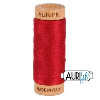 Aurifil Cotton Mako Thread 80wt 280m RED WINE