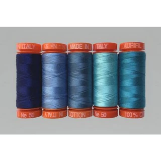 Aurifil Earth View: Oceans Thread Set