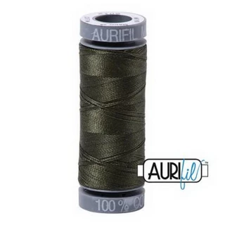 Aurifil Mako Cotton 28wt 110 yds DARK GREEN