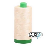 Aurifil Cotton Mako Thread 40wt 1000m Box of 6 BUTTER