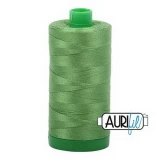 Aurifil Cotton Mako Thread 40wt 1000m Box of 6 GRASS GREEN