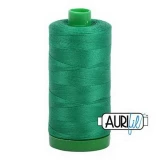 Aurifil Cotton Mako Thread 40wt 1000m Box of 6 GREEN