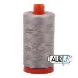 Aurifil Cotton Mako Thread 50wt 1300m Box of 6 LIGHT GRAY