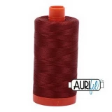 Aurifil Cotton Mako Thread 50wt 1300m Box of 6 RUST