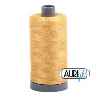 Aurifil Cotton Mako Thread 28wt 820yd 6ct SPUN GOLD