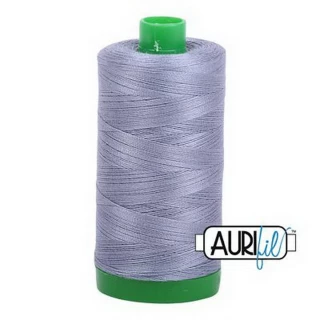 Aurifil Cotton Mako Thread 40wt 1000m 6ct SWALLOW